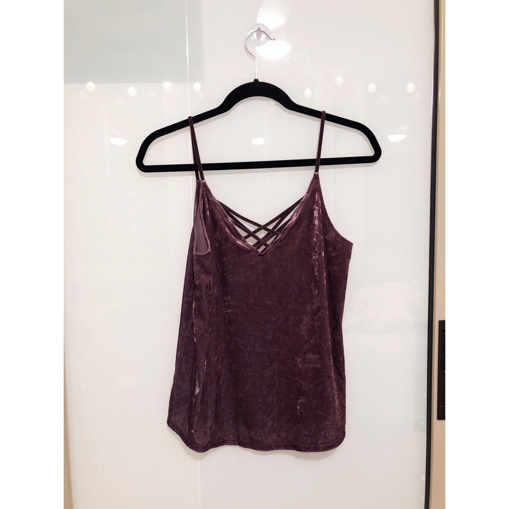 Mauve Velvet Tank